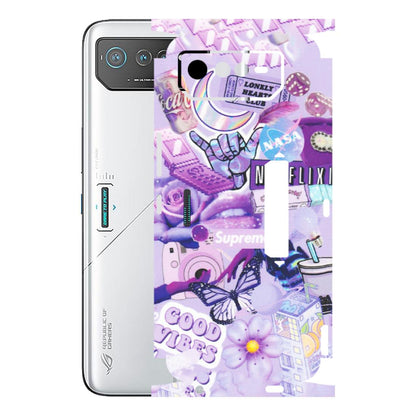 ASUS Phone Skins (All Models) - Supreme Purple Magic - Matte Finish (M-88) Asus ROG Phone 6 PRO (5G)