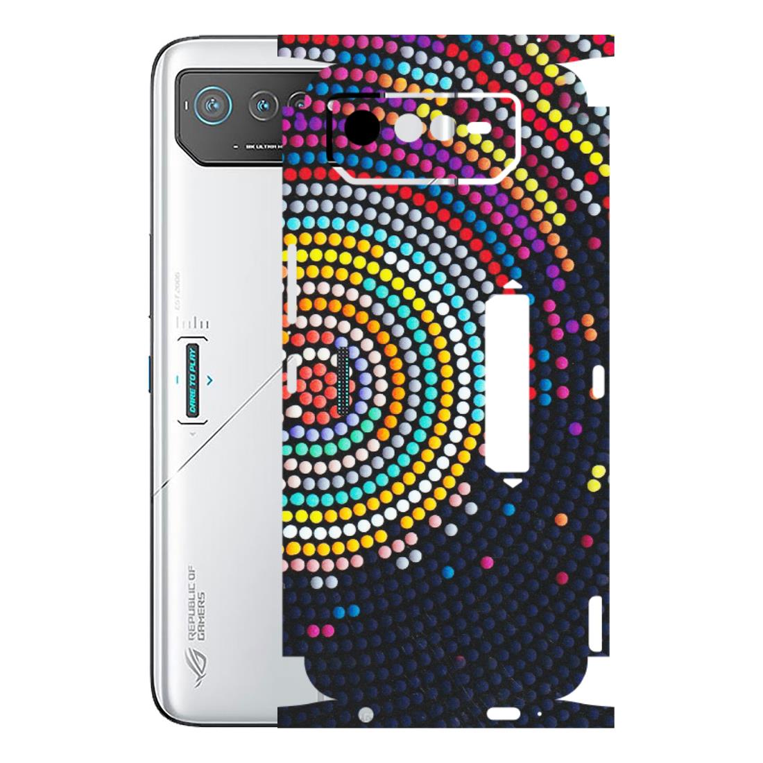 ASUS Phone Skins (All Models) - Rainbow Dot Mandala - Matte Finish (M-97) Asus ROG Phone 6 PRO (5G)