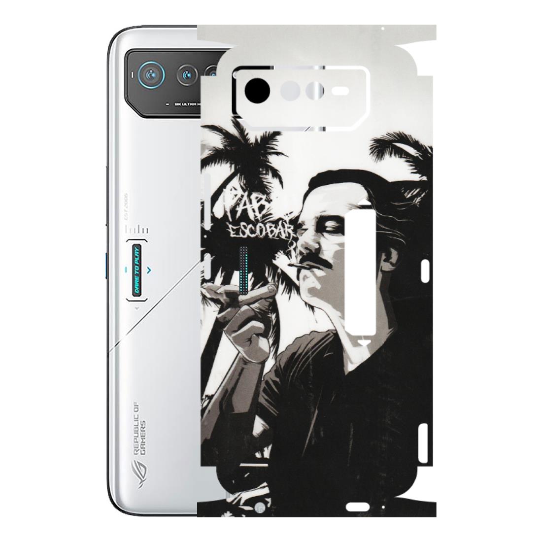 ASUS Phone Skins (All Models) - Pab Escobar - Transparent Finish (T-05) Asus ROG Phone 6 PRO (5G)