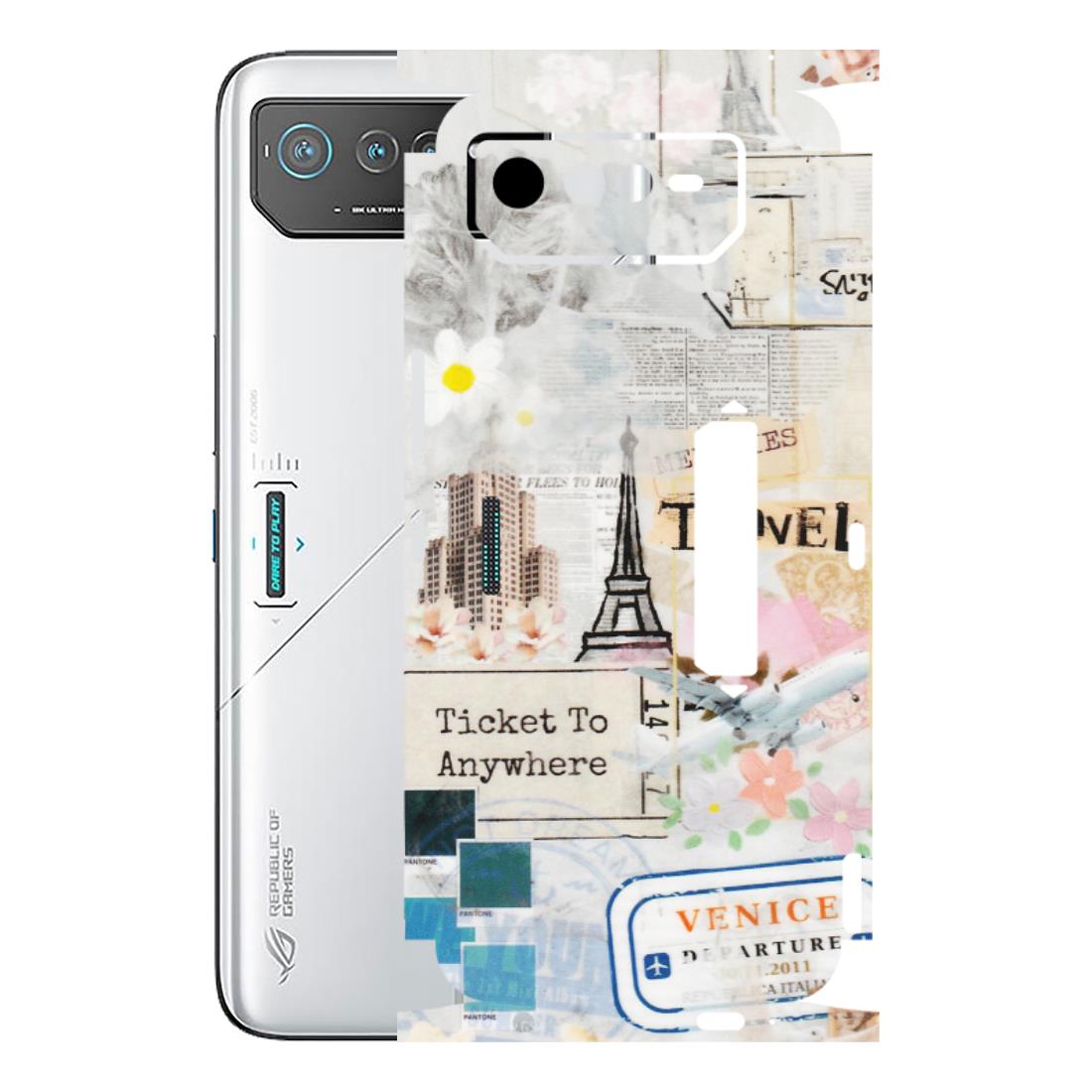 ASUS Phone Skins (All Models) - Travel Memories - Transparent Finish (T-09) Asus ROG Phone 6 PRO (5G)