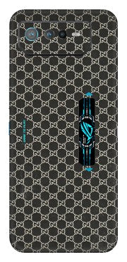 ASUS Phone Skins (All Models) - Black G Print - 3D Embossed Finish (L-109) Asus ROG Phone 6 PRO (5G)