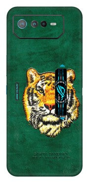 ASUS Phone Skins (All Models) - Leather Feel Tiger - 3D Embossed Finish (L-111) Asus ROG Phone 6 PRO (5G)