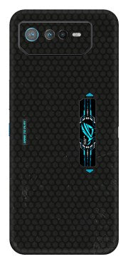 ASUS Phone Skins (All Models) - Black honeycomb - 3D Embossed Finish (L-114) Asus ROG Phone 6 PRO (5G)