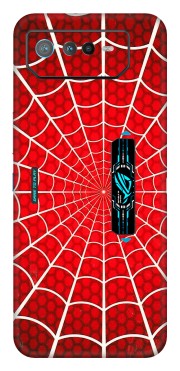 ASUS Phone Skins (All Models) - Classic Spidey Web - 3D Embossed Finish (L-115) Asus ROG Phone 6 PRO (5G)