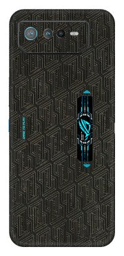 ASUS Phone Skins (All Models) - Black Abstract Pattern - 3D Embossed Finish (L-117) Asus ROG Phone 6 PRO (5G)