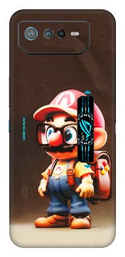 ASUS Phone Skins (All Models) - Little Mario - 3D Embossed Finish (L-119) Asus ROG Phone 6 PRO (5G)