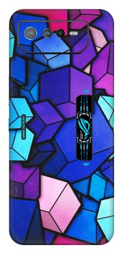 ASUS Phone Skins (All Models) - Cube Doodle - 3D Embossed Finish (L-141) Asus ROG Phone 6 PRO (5G)