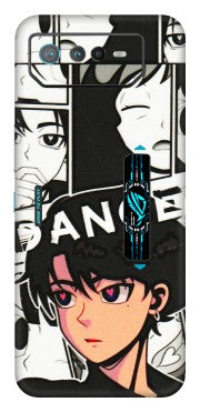 ASUS Phone Skins (All Models) - Danger Anime - 3D Embossed Finish (L-155) Asus ROG Phone 6 PRO (5G)