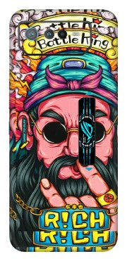 ASUS Phone Skins (All Models) - Battle King Dude Face - 3D Embossed Finish (L-178) Asus ROG Phone 6 PRO (5G)