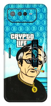 ASUS Phone Skins (All Models) - Crypto Thug Life - 3D Embossed Finish (L-179) Asus ROG Phone 6 PRO (5G)