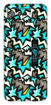 ASUS Phone Skins (All Models) - Funky Zig Zag - 3D Embossed Finish (L-223) Asus ROG Phone 6 PRO (5G)