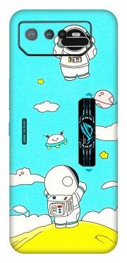 ASUS Phone Skins (All Models) - Blue Skies Astro Float - 3D Embossed Finish (L-230) Asus ROG Phone 6 PRO (5G)
