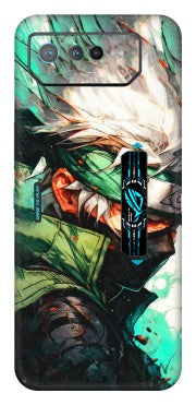 ASUS Phone Skins (All Models) - Kakashi Side Profile - 3D Embossed Finish (L-249) Asus ROG Phone 6 PRO (5G)