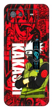 ASUS Phone Skins (All Models) - Kakashi Red Anime - 3D Embossed Finish (L-251) Asus ROG Phone 6 PRO (5G)