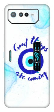 ASUS Phone Skins (All Models) - Evil Eye Good Things Are Coming - 3D Embossed Finish (L-322) Asus ROG Phone 6 PRO (5G)