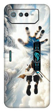 ASUS Phone Skins (All Models) - Big Hand With Monkey King - 3D Embossed Finish (L-323) Asus ROG Phone 6 PRO (5G)