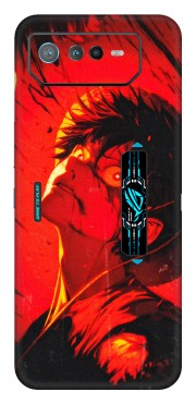 ASUS Phone Skins (All Models) - D.Luffy Power Up One Piece Anime - 3D Embossed Finish (L-326) Asus ROG Phone 6 PRO (5G)