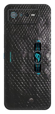 ASUS Phone Skins (All Models) - Black Snack Leather - Matte Finish (M-147) Asus ROG Phone 6 PRO (5G)