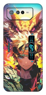 ASUS Phone Skins (All Models) - Angry Naruto Anime - Matte Finish (M-148) Asus ROG Phone 6 PRO (5G)