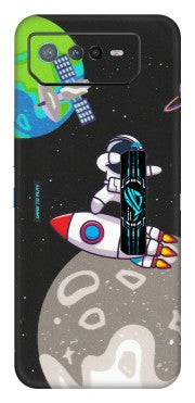 ASUS Phone Skins (All Models) - Astronaut Vibing Toon Running - Matte Finish (M-39) Asus ROG Phone 6 PRO (5G)