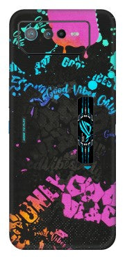 ASUS Phone Skins (All Models) - Majestic Black Vibes - Matte Finish (M-62) Asus ROG Phone 6 PRO (5G)