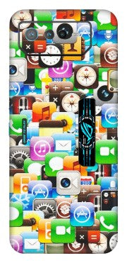 ASUS Phone Skins (All Models) - All Apple Icons - Matte Finish (M-93) Asus ROG Phone 6 PRO (5G)