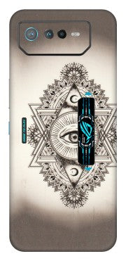 ASUS Phone Skins (All Models) - Illuminati Great Eye - Transparent Finish (T-14) Asus ROG Phone 6 PRO (5G)