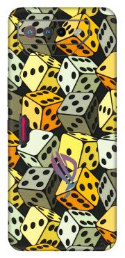 ASUS Phone Skins (All Models) - Dices Of Life - 3D Embossed Finish (L-04) Asus ROG Phone 7 (5G)