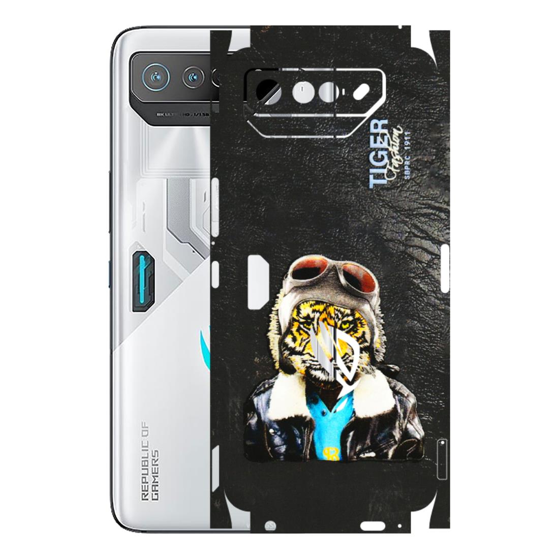 ASUS Phone Skins (All Models) - Rider Tiger - 3D Embossed Finish (L-113) Asus ROG Phone 7 (5G)