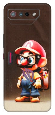 ASUS Phone Skins (All Models) - Little Mario - 3D Embossed Finish (L-119) Asus ROG Phone 7 (5G)