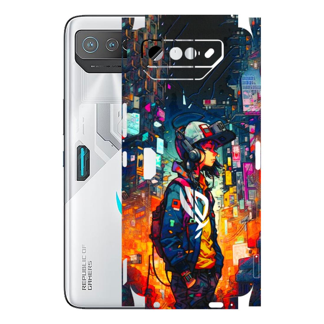ASUS Phone Skins (All Models) - Street Anime Guy - 3D Embossed Finish (L-158) Asus ROG Phone 7 (5G)