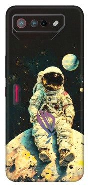 ASUS Phone Skins (All Models) - Astronaut in Space - 3D Embossed Finish (L-16) Asus ROG Phone 7 (5G)