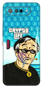 ASUS Phone Skins (All Models) - Crypto Thug Life - 3D Embossed Finish (L-179) Asus ROG Phone 7 (5G)