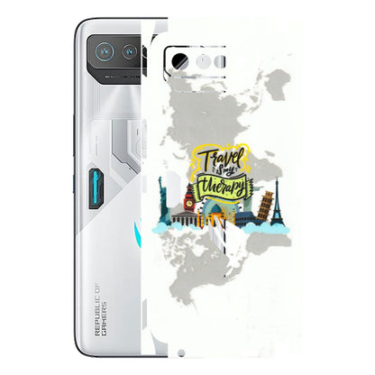 ASUS Phone Skins (All Models) - Travel Therapy - 3D Embossed Finish (L-199) Asus ROG Phone 7 (5G)