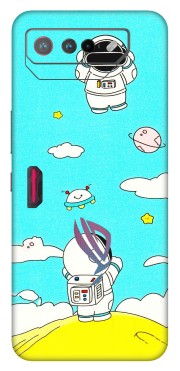 ASUS Phone Skins (All Models) - Blue Skies Astro Float - 3D Embossed Finish (L-230) Asus ROG Phone 7 (5G)