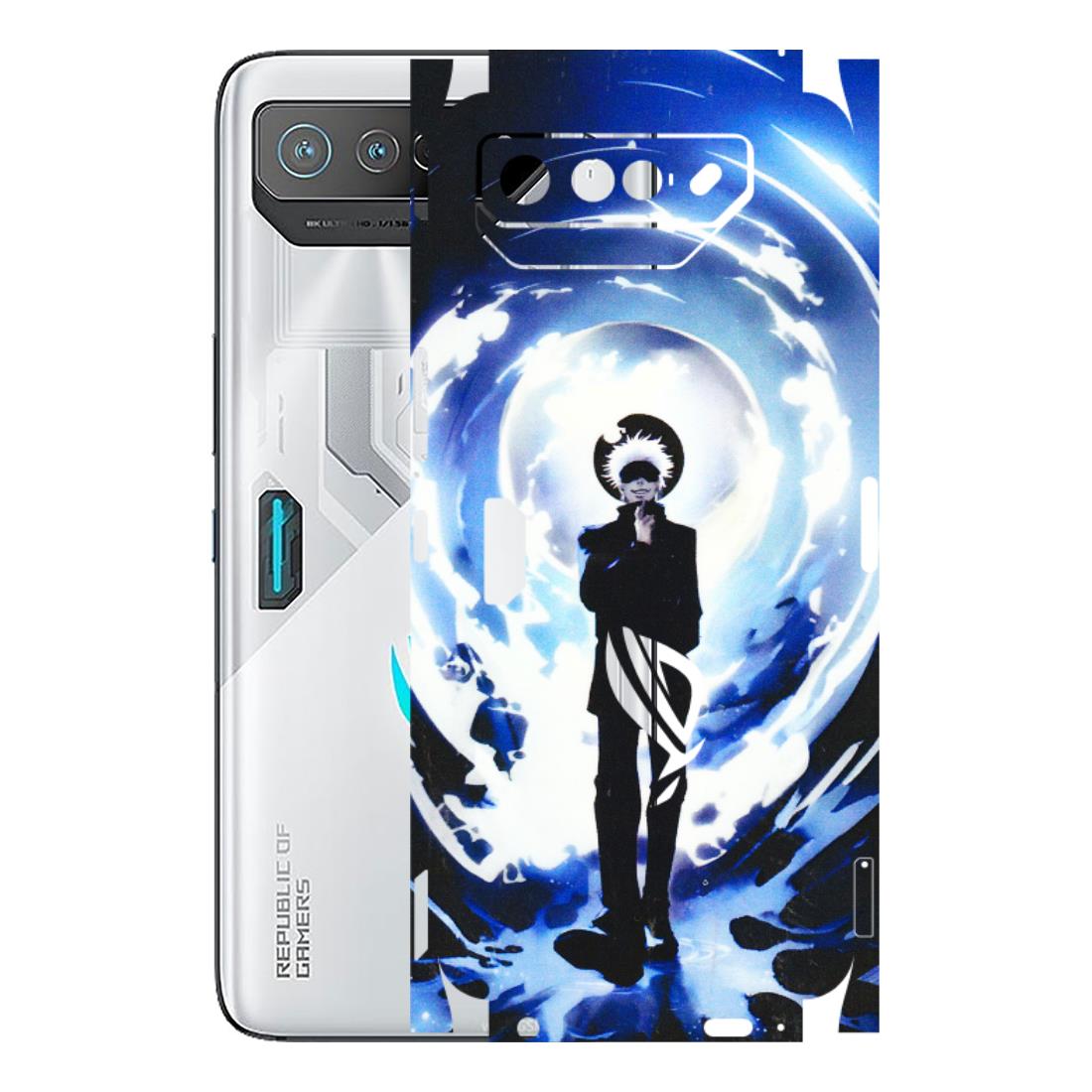 ASUS Phone Skins (All Models) - Satoru Gojo Dark Blue - 3D Embossed Finish (L-235) Asus ROG Phone 7 (5G)
