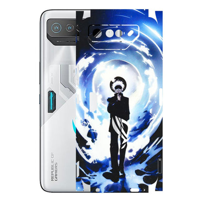 ASUS Phone Skins (All Models) - Satoru Gojo Dark Blue - 3D Embossed Finish (L-235) Asus ROG Phone 7 (5G)