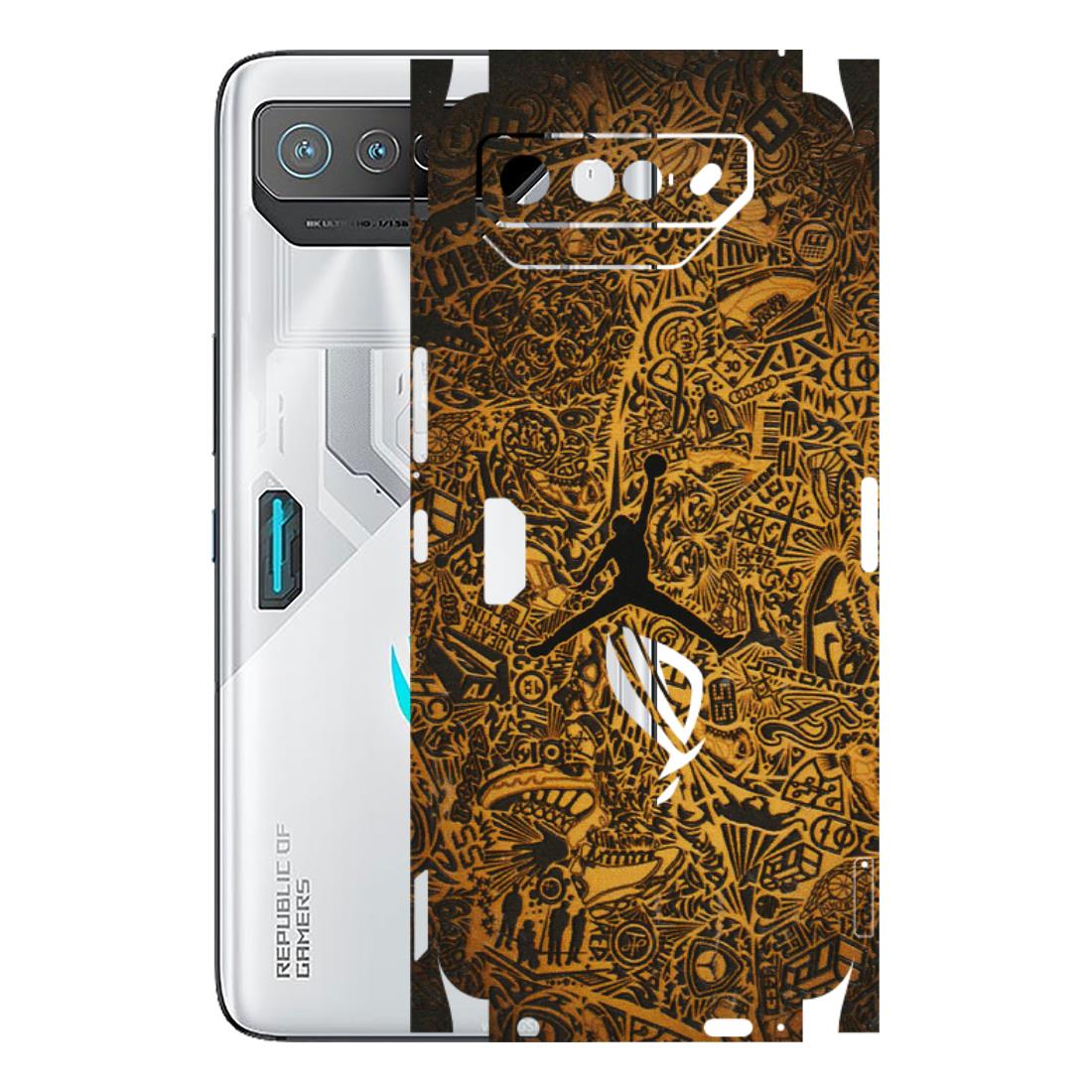 ASUS Phone Skins (All Models) - Premium Gold Basketball Player - 3D Embossed Finish (L-236) Asus ROG Phone 7 (5G)