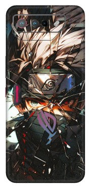 ASUS Phone Skins (All Models) - Kakashi Shattered Glass Effect - 3D Embossed Finish (L-237) Asus ROG Phone 7 (5G)