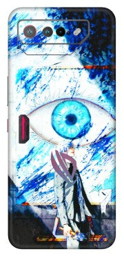 ASUS Phone Skins (All Models) - Gojo Satoru evil eye - 3D Embossed Finish (L-239) Asus ROG Phone 7 (5G)