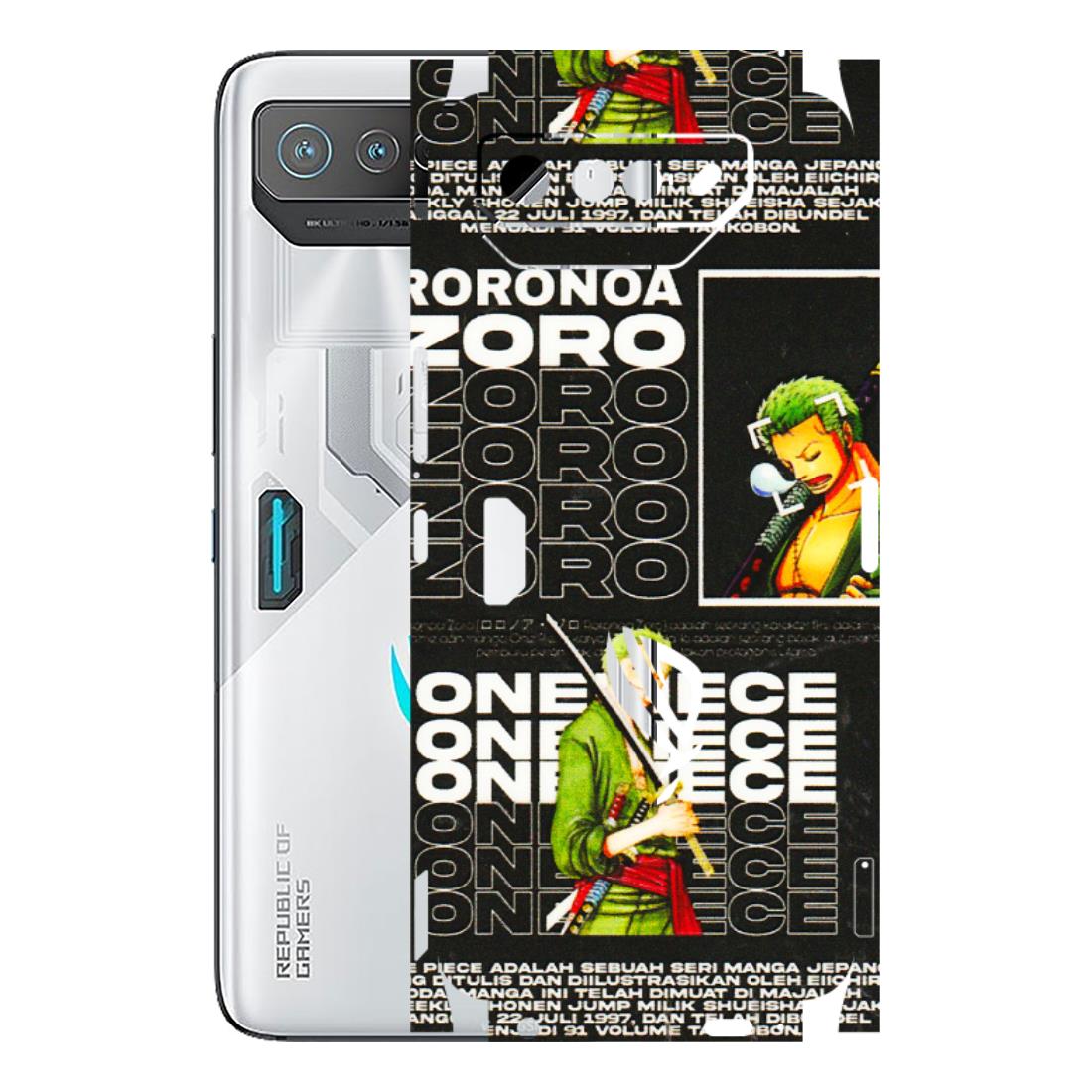 ASUS Phone Skins (All Models) - One Piece Zoro - 3D Embossed Finish (L-250) Asus ROG Phone 7 (5G)