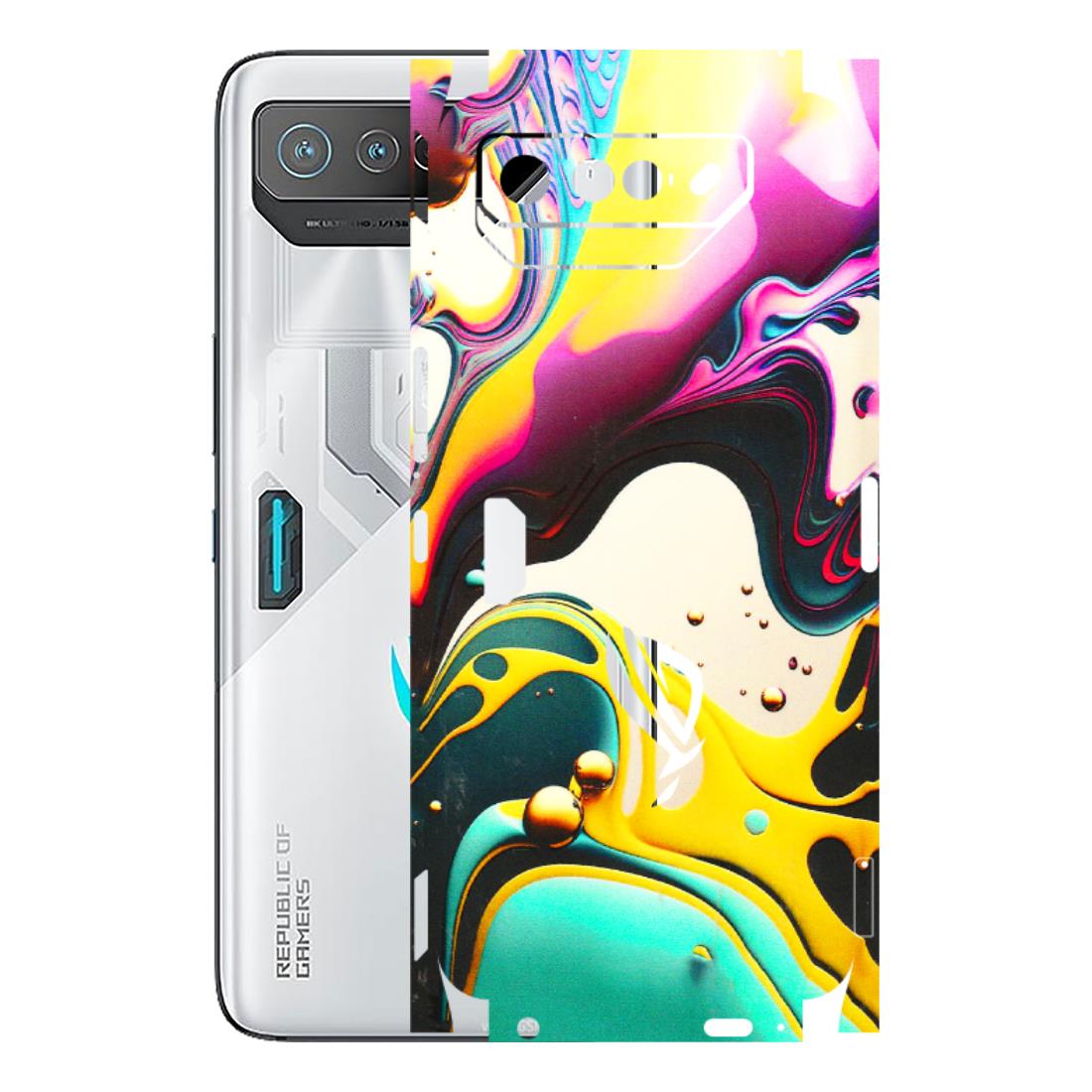 ASUS Phone Skins (All Models) - Multicolor Abstract pattern - 3D Embossed Finish (L-254) Asus ROG Phone 7 (5G)