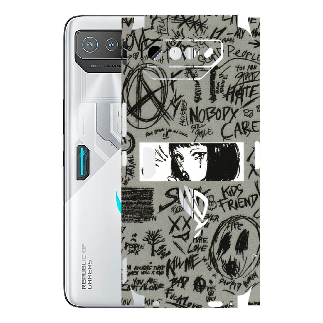 ASUS Phone Skins (All Models) - Never Have Love Anime - 3D Embossed Finish (L-260) Asus ROG Phone 7 (5G)