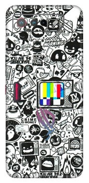 ASUS Phone Skins (All Models) - Doodles Positive Art - 3D Embossed Finish (L-263) Asus ROG Phone 7 (5G)