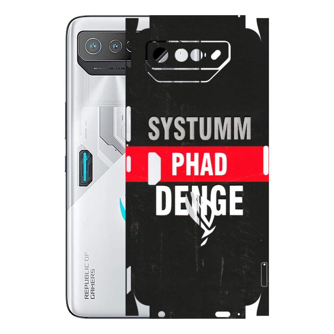 ASUS Phone Skins (All Models) - Systumm Phad Denge - 3D Embossed Finish (L-278) Asus ROG Phone 7 (5G)