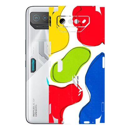 ASUS Phone Skins (All Models) - RGB Colour Paint - 3D Embossed Finish (L-284) Asus ROG Phone 7 (5G)