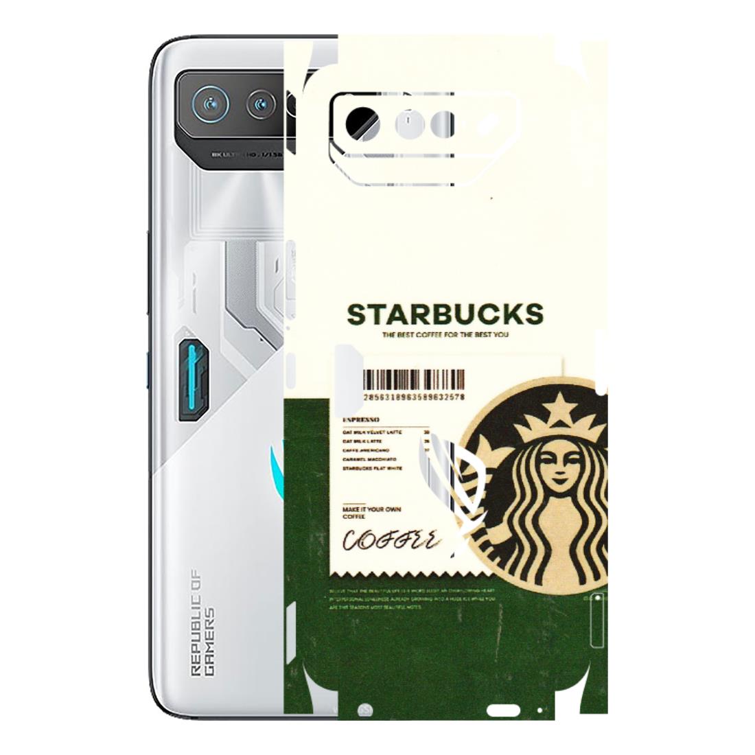 ASUS Phone Skins (All Models) - Starbucks Barcode - 3D Embossed Finish (L-308) Asus ROG Phone 7 (5G)