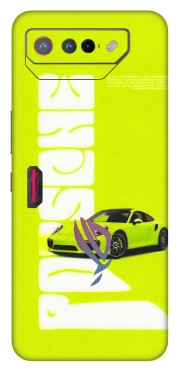 ASUS Phone Skins (All Models) - Lime Green Porche - 3D Embossed Finish (L-30) Asus ROG Phone 7 (5G)