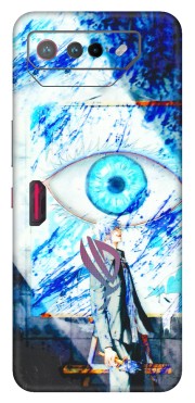 ASUS Phone Skins (All Models) - Anime Sea Blue Eye - 3D Embossed Finish (L-318) Asus ROG Phone 7 (5G)