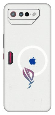 ASUS Phone Skins (All Models) - iPhone Magsafe Logo - 3D Embossed Finish (L-320) Asus ROG Phone 7 (5G)